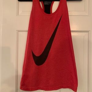 Red+black Nike tank
